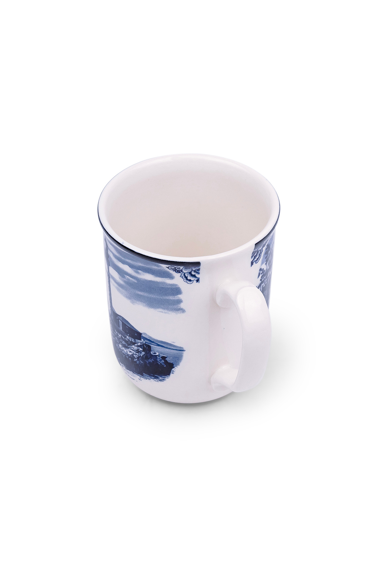 Claytan-Lighthouse Blue 370ml Ceramic Mug (set of 1) 4