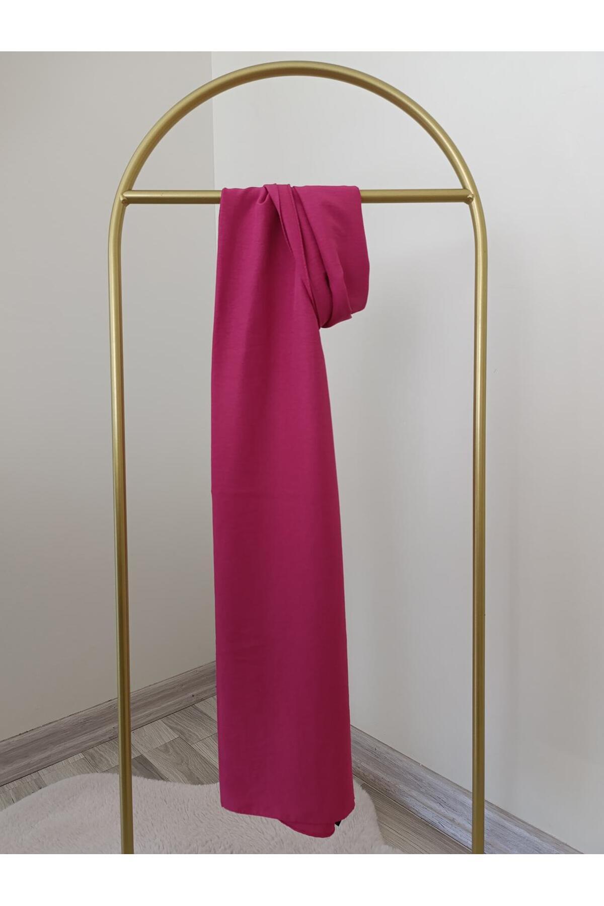 Shawl Passion-Plain Pattern Jazz Fuchsia Shawl 3