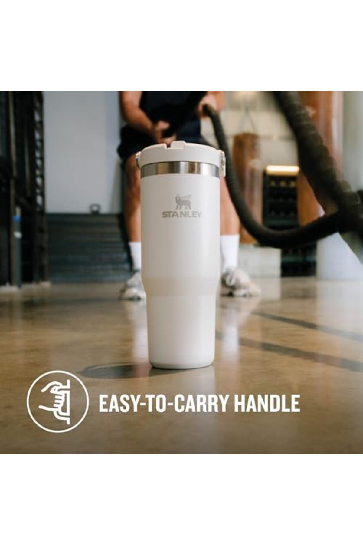 Stanley-IceFlow Flip Straw Water Bottle With Straw 0.88L - Keeps Cold for 12+ Hours - Leakproof - St 6