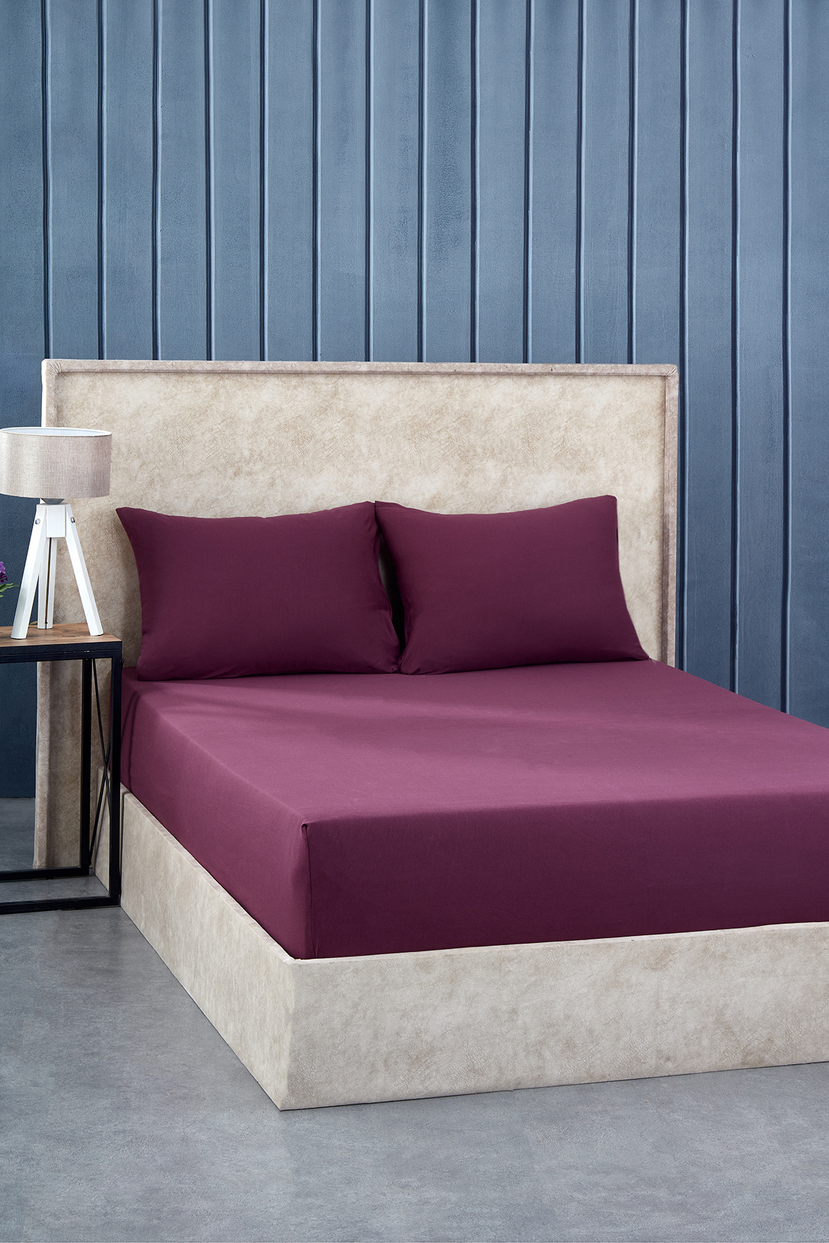 Komfort Home Battal Boy Penye Lastikli Çarşaf Seti 200x200 CM