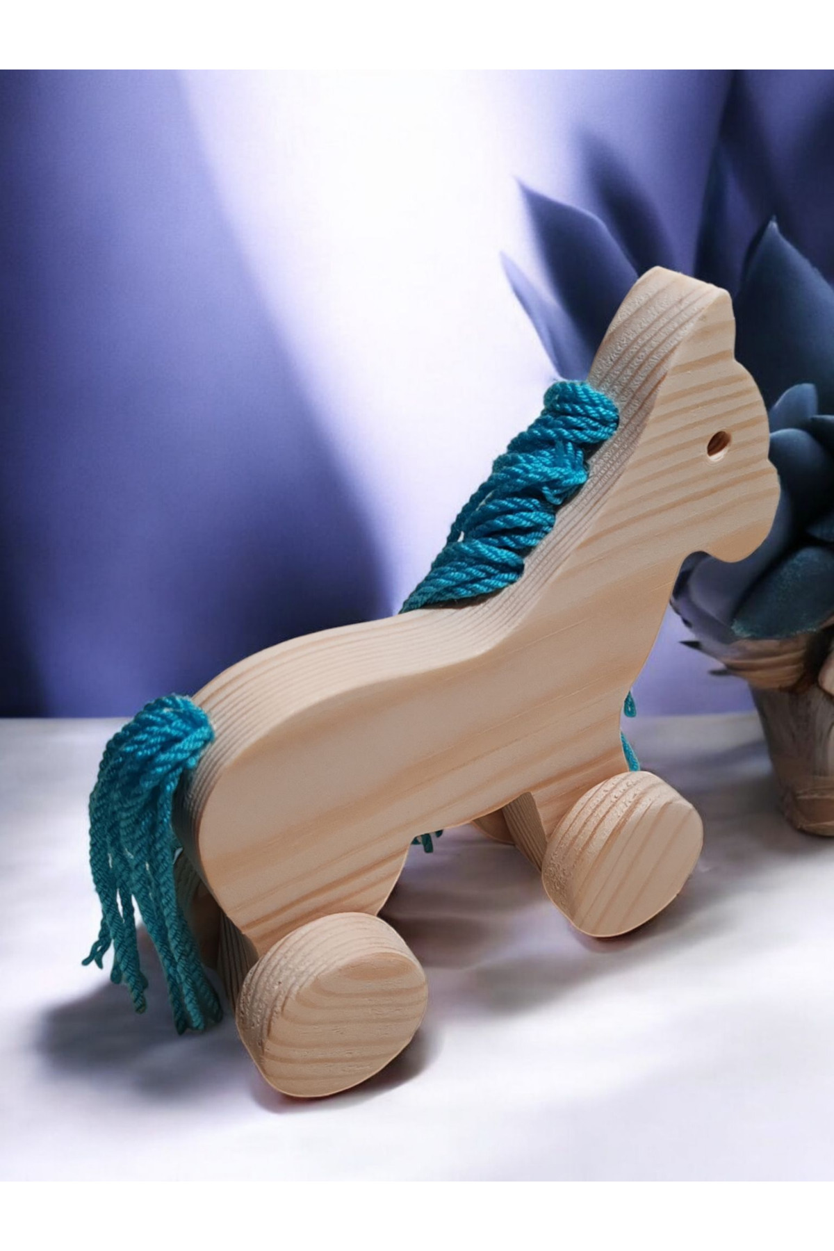 Wooden toy Doll Car Natural Handmade Toy