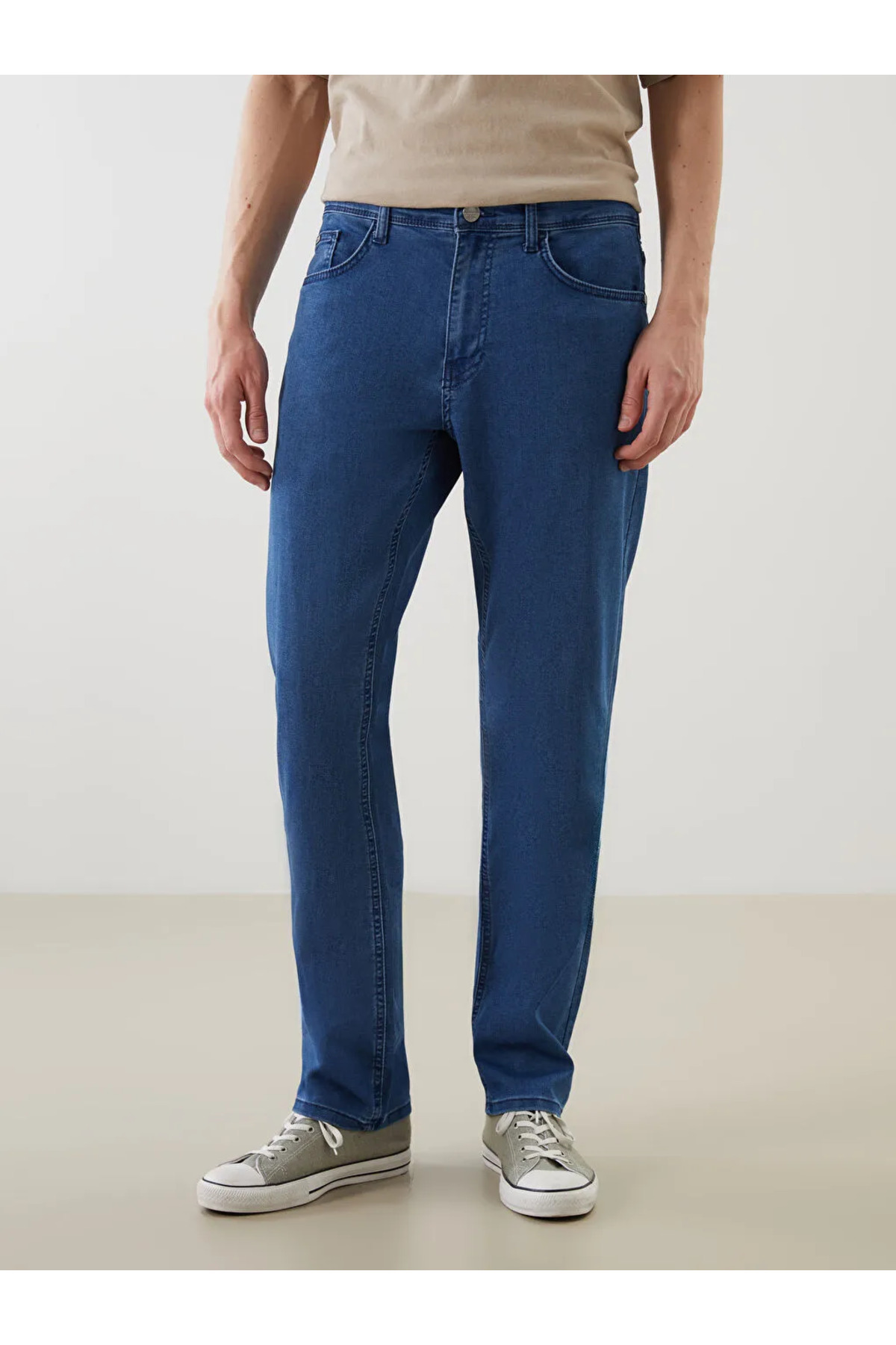 LC Waikiki-Lcw Jeans Indigo 779 Regular Fit Men's Jean Trousers 2