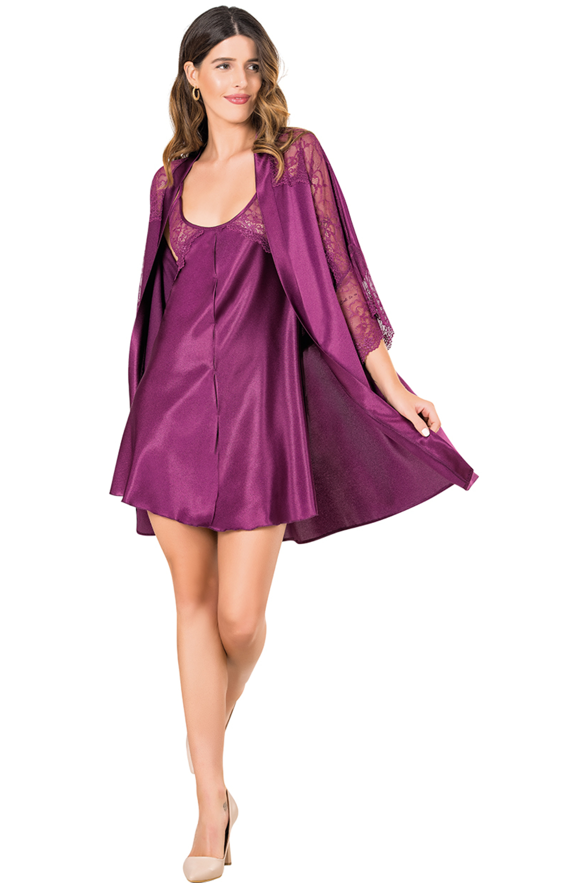 NightLove Kadın Kısa İkili Takım 273 MOONGİRL