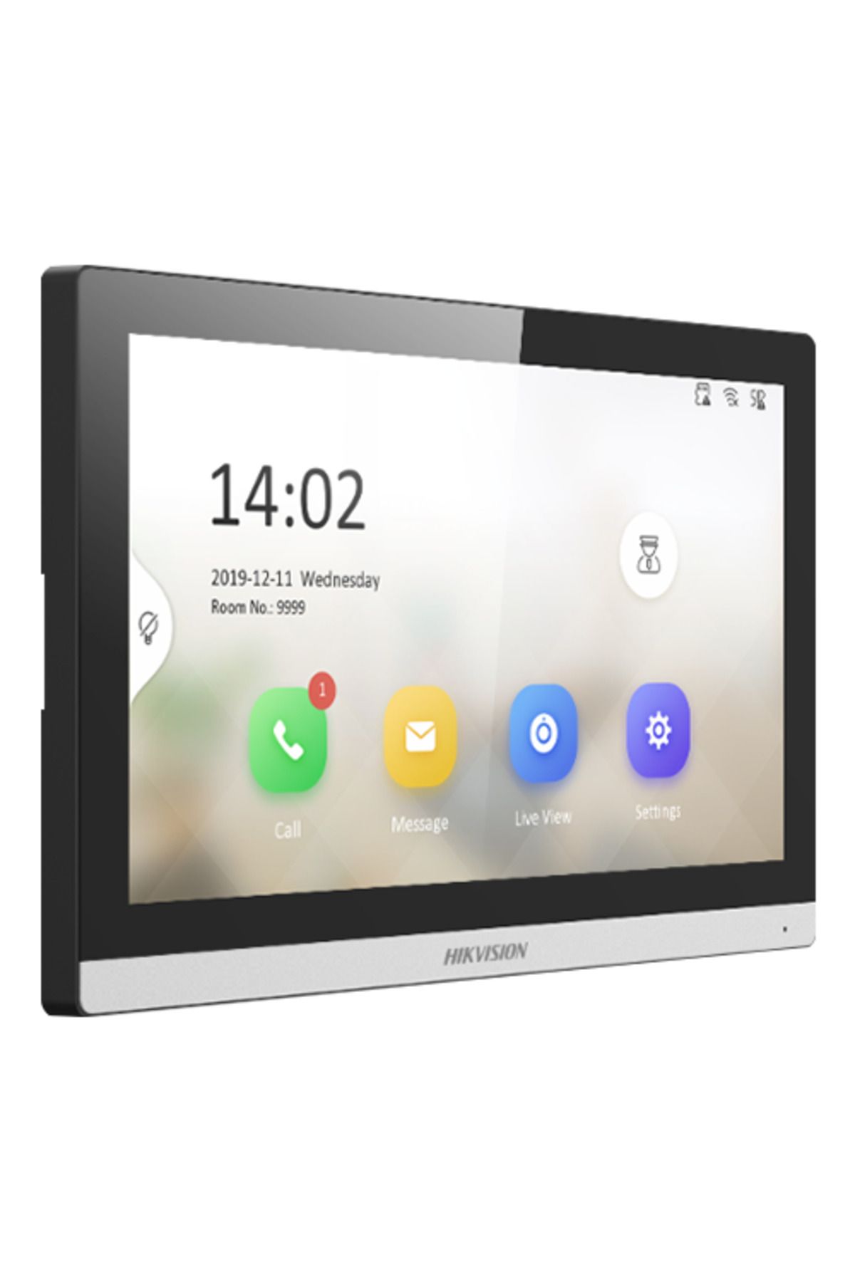 Hikvision-Monitor videointerfon TCP/IP, Wi-Fi, ecran LCD de 7', alarmă - DS-KH6350-WTE1 2