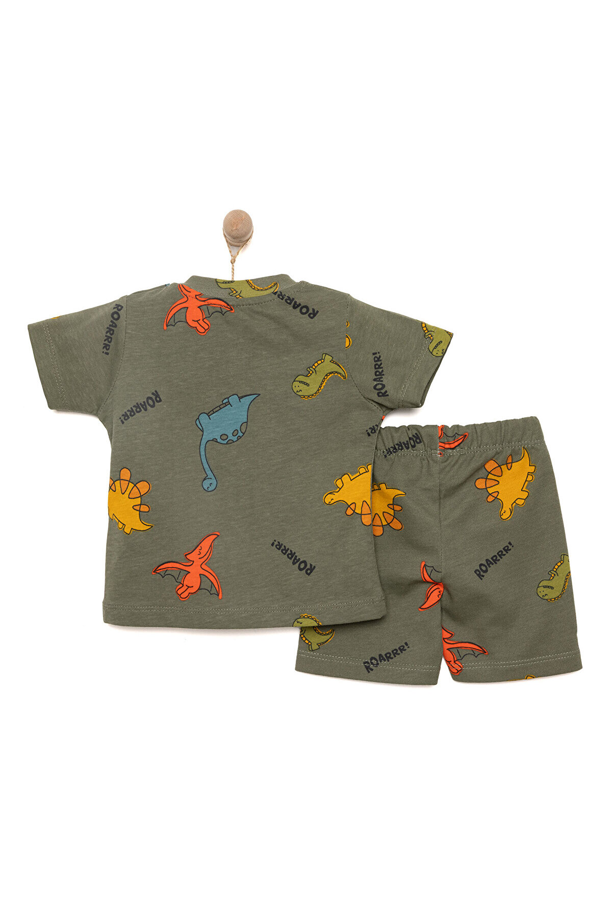 ebebek Hello Baby HelloBaby Baskılı 2 ip Yenidoğan Erkek Tshirt-Şort Erkek Bebek fotoğrafı 2 (önizleme)