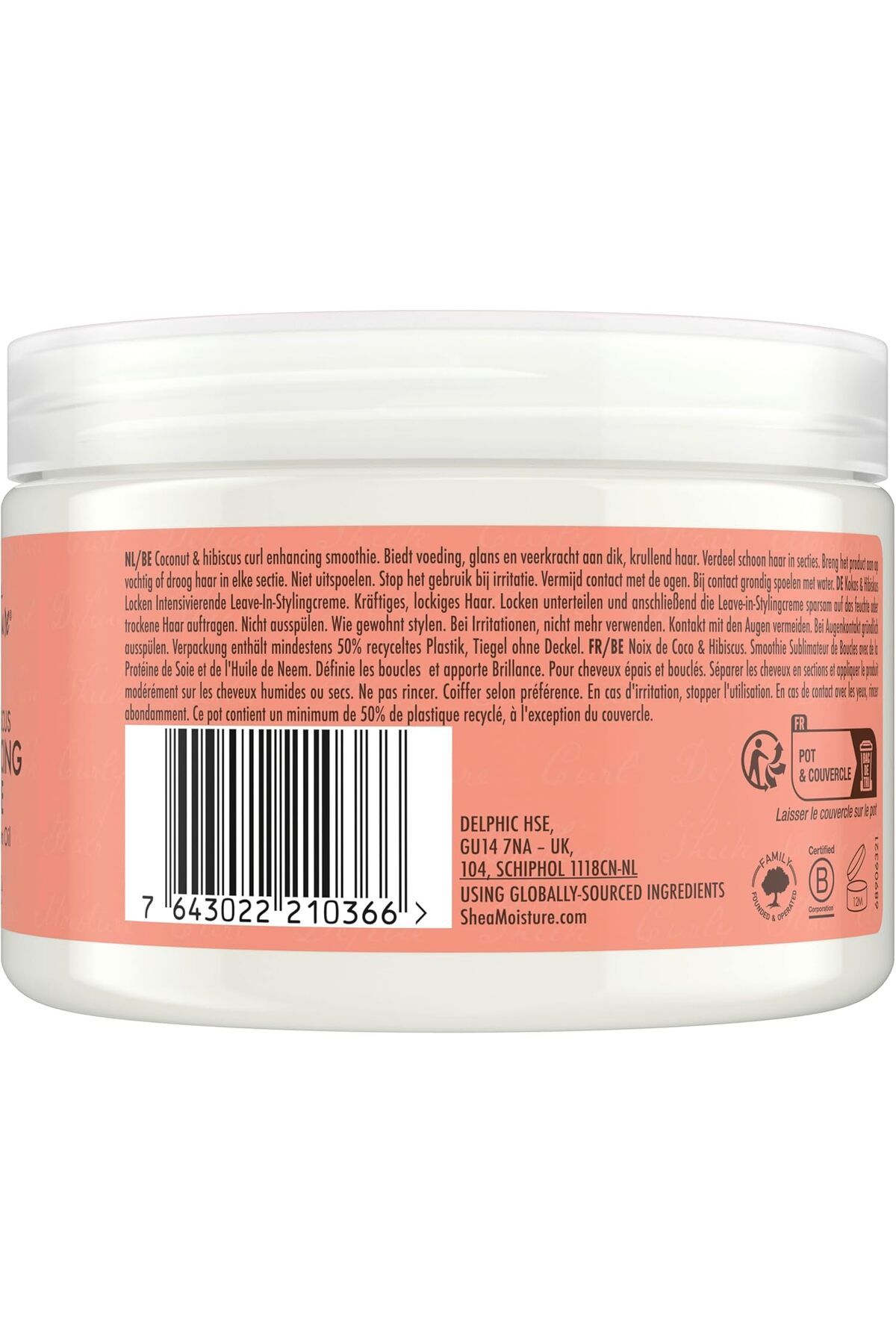 Shea Moisture-Moisturizing Cream For Curls With Coconut 3
