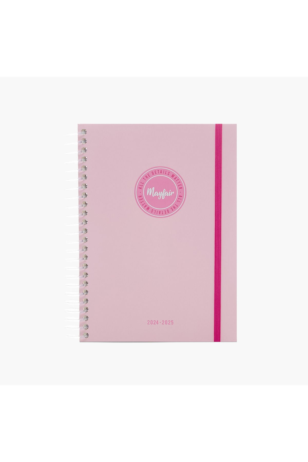 Mayfair-Slogan Print Spiral Notebook 1