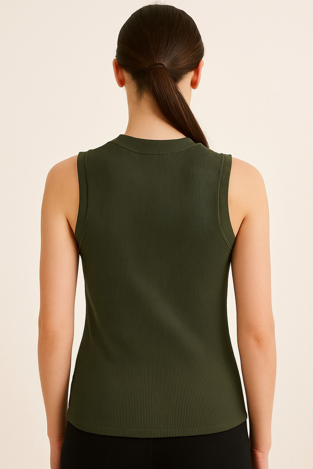 My Blog-Dark Khaki Long Undershirt 2