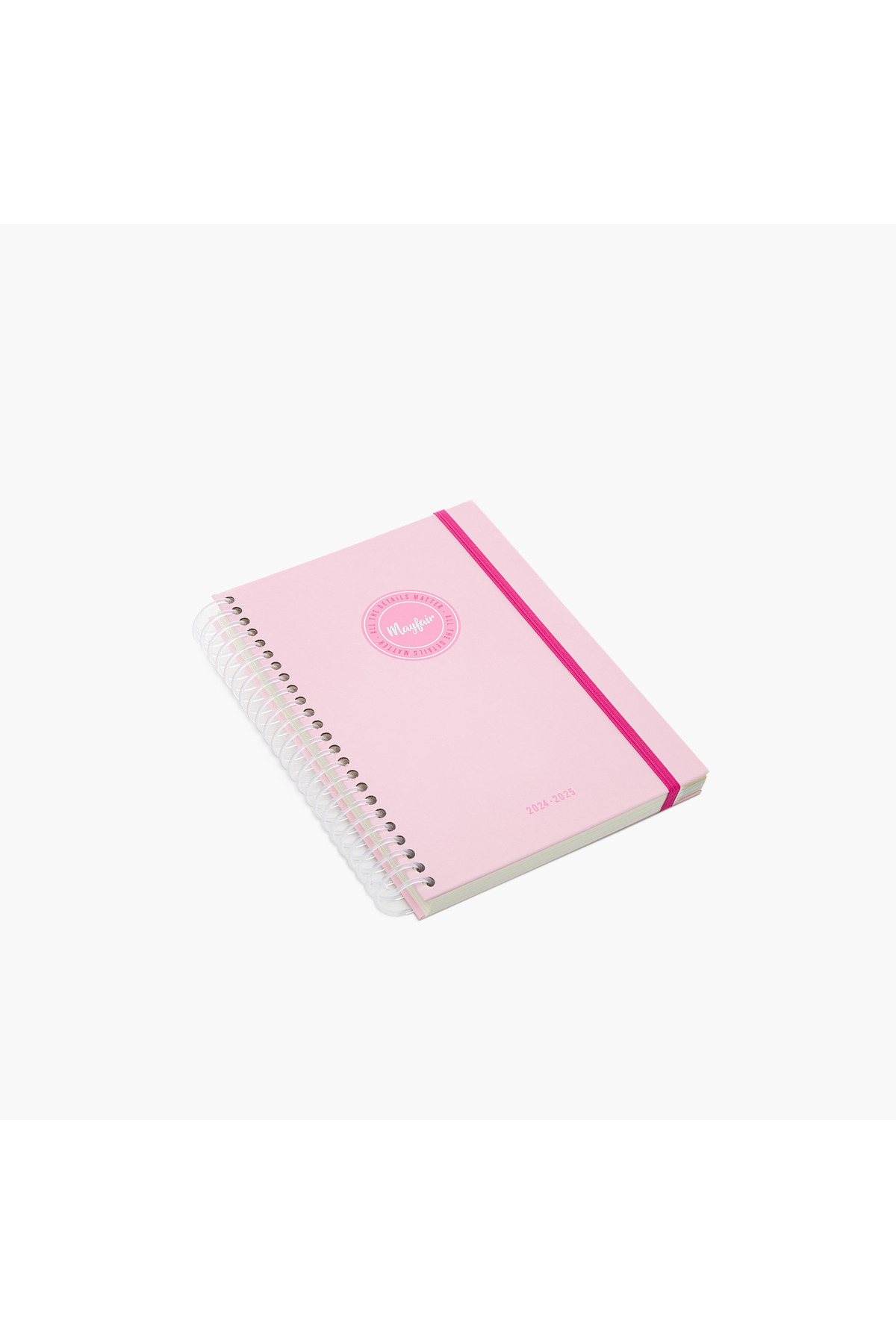 Mayfair-Slogan Print Spiral Notebook 2