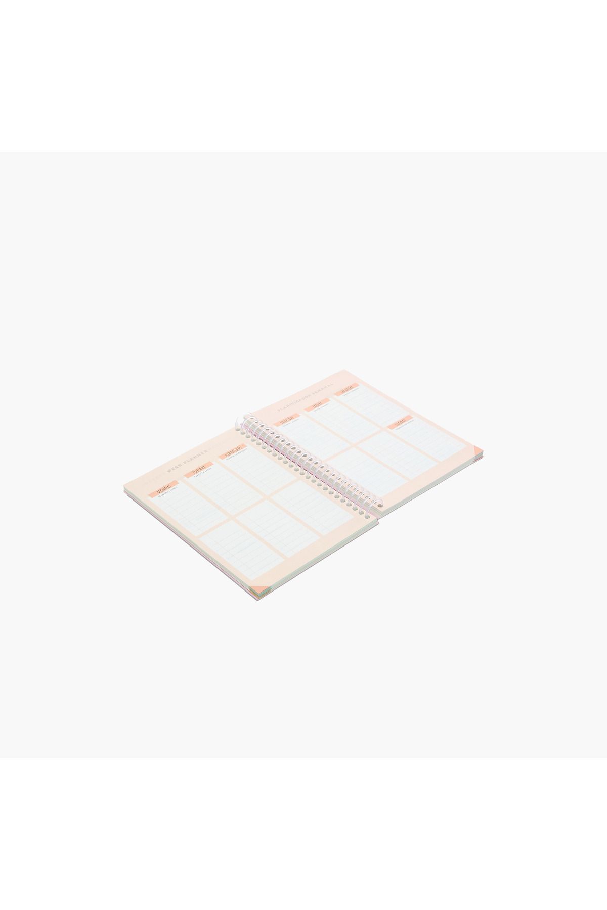 Mayfair-Slogan Print Spiral Notebook 3