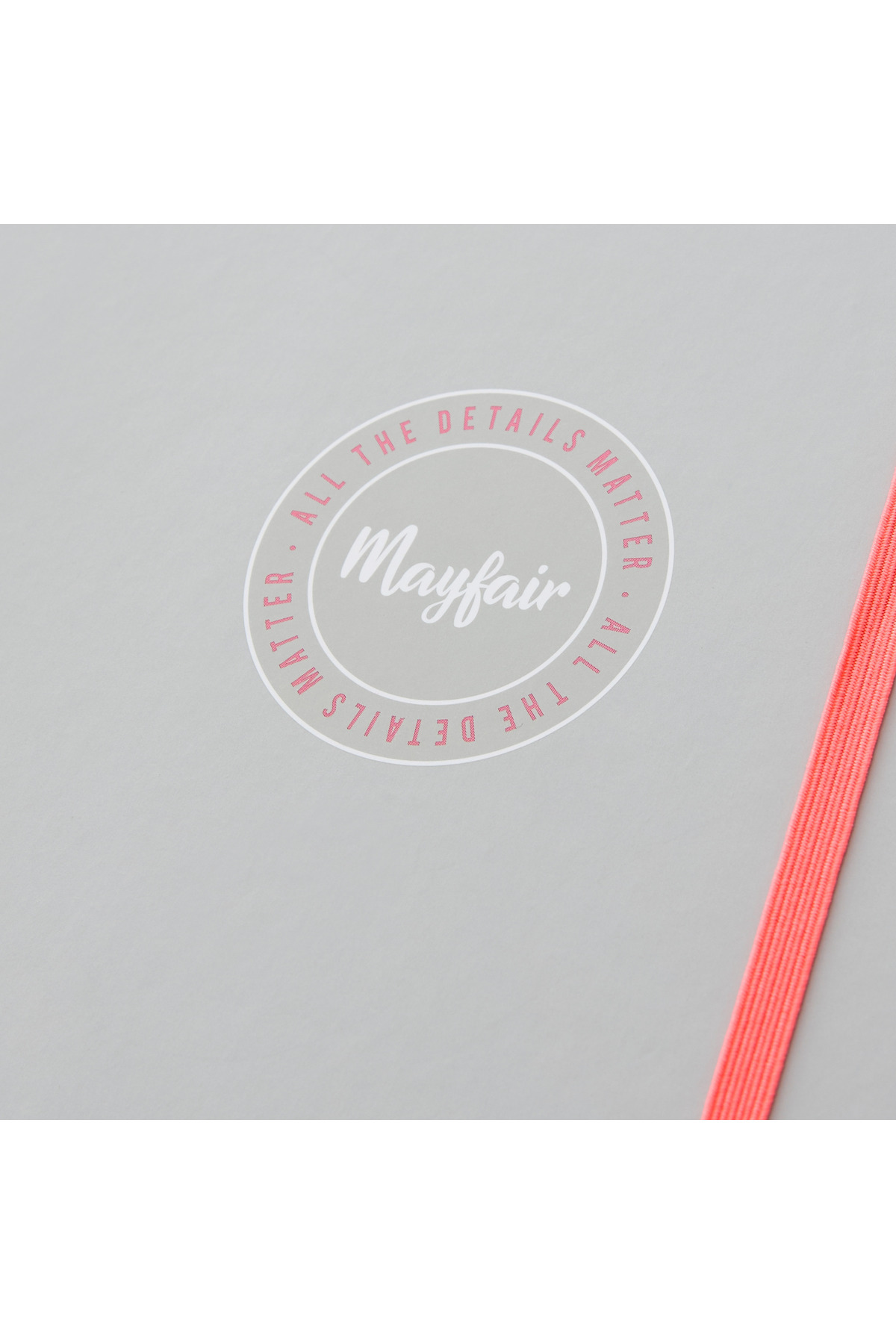Mayfair-Slogan Print Spiral Notebook 4