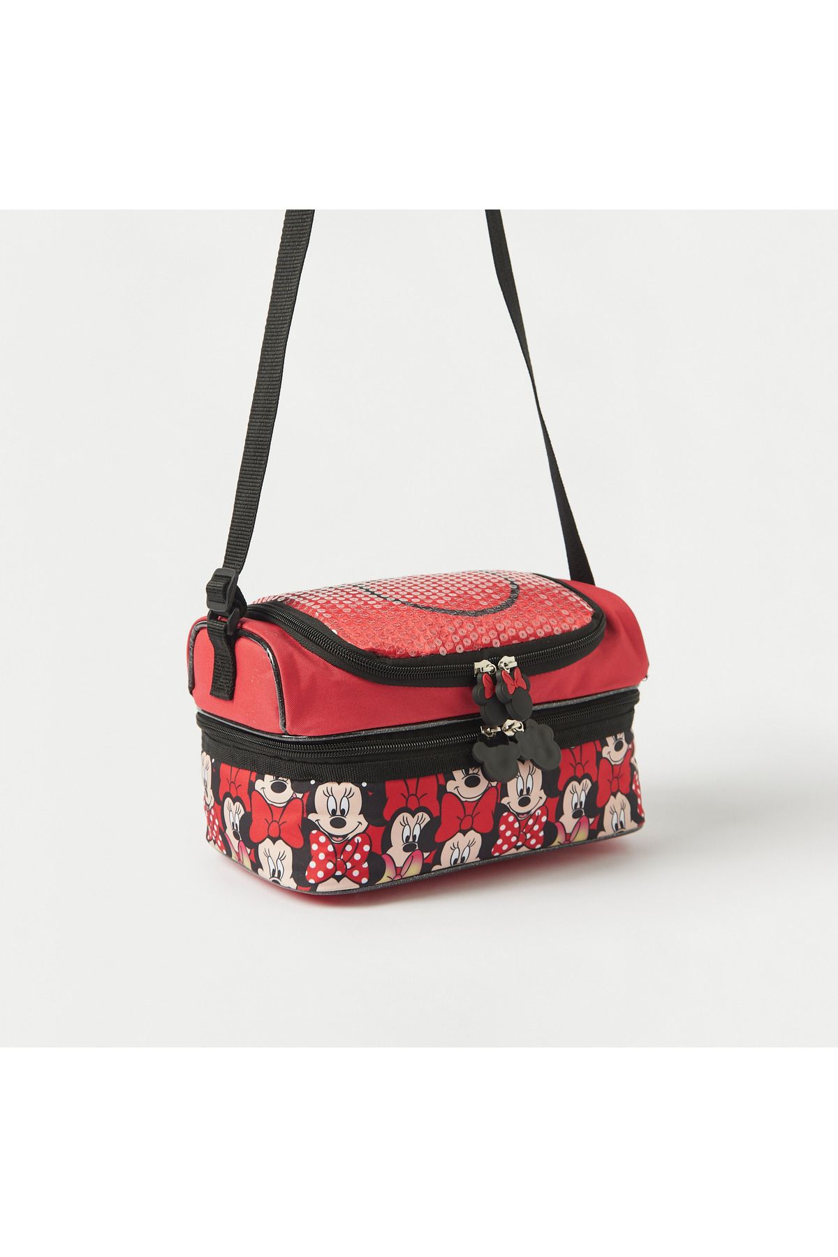 Simba-Disney Minnie Mouse Print 2-Layer Lunch Bag with Adjustable Strap 2