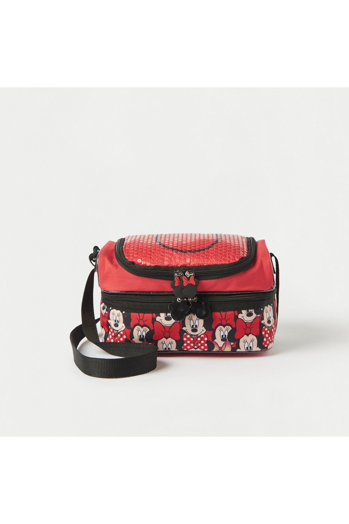Simba-Disney Minnie Mouse Print 2-Layer Lunch Bag with Adjustable Strap 1