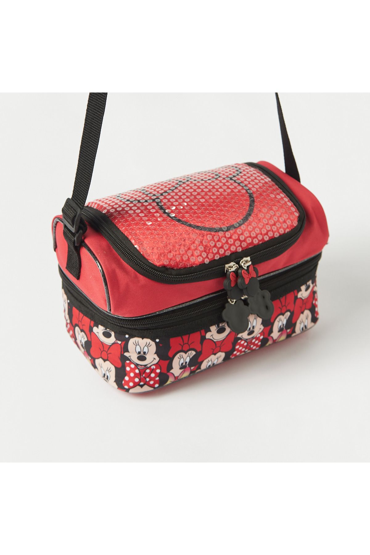 Simba-Disney Minnie Mouse Print 2-Layer Lunch Bag with Adjustable Strap 3