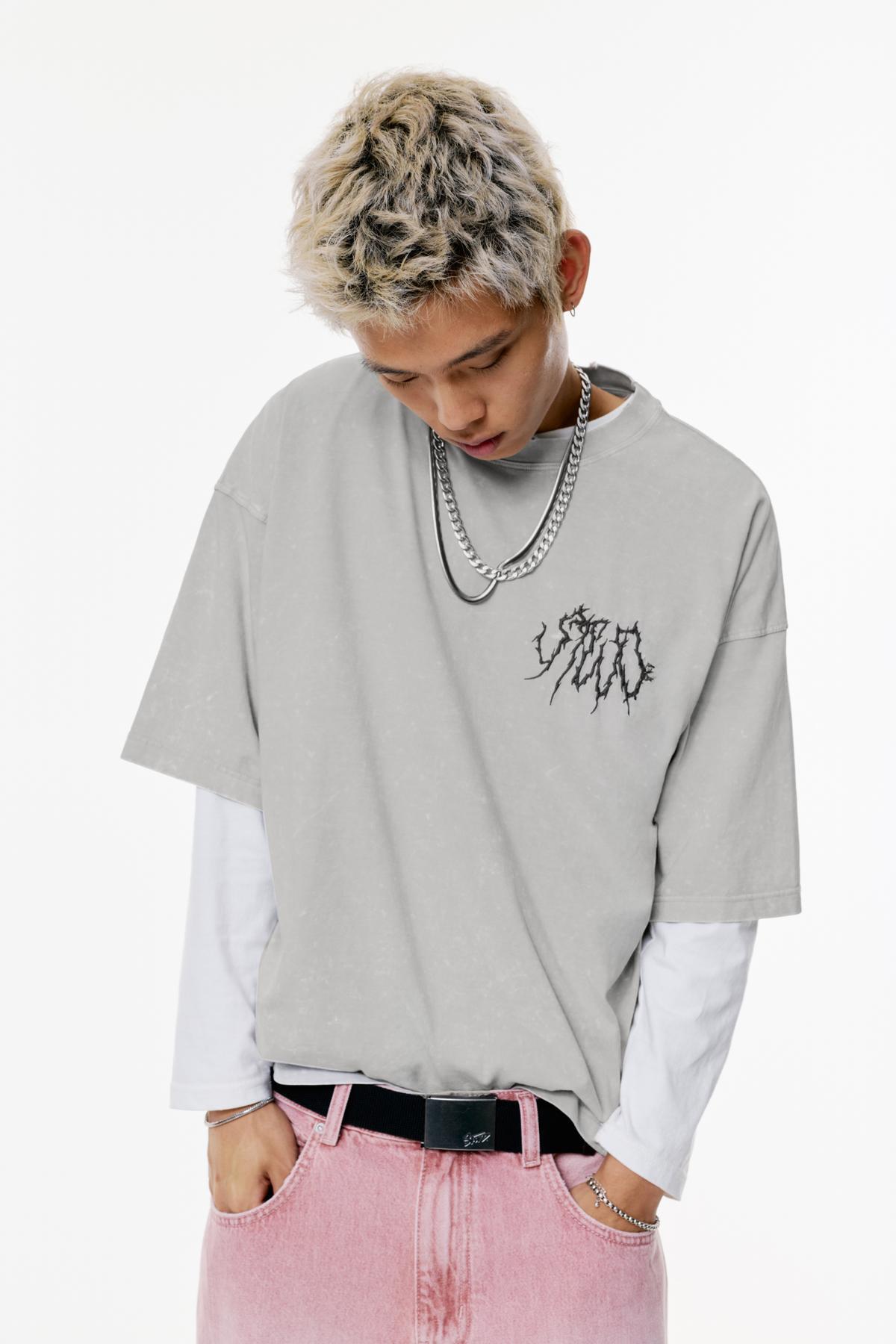 پول اند بیر تی شرت طرح محو شده STWD