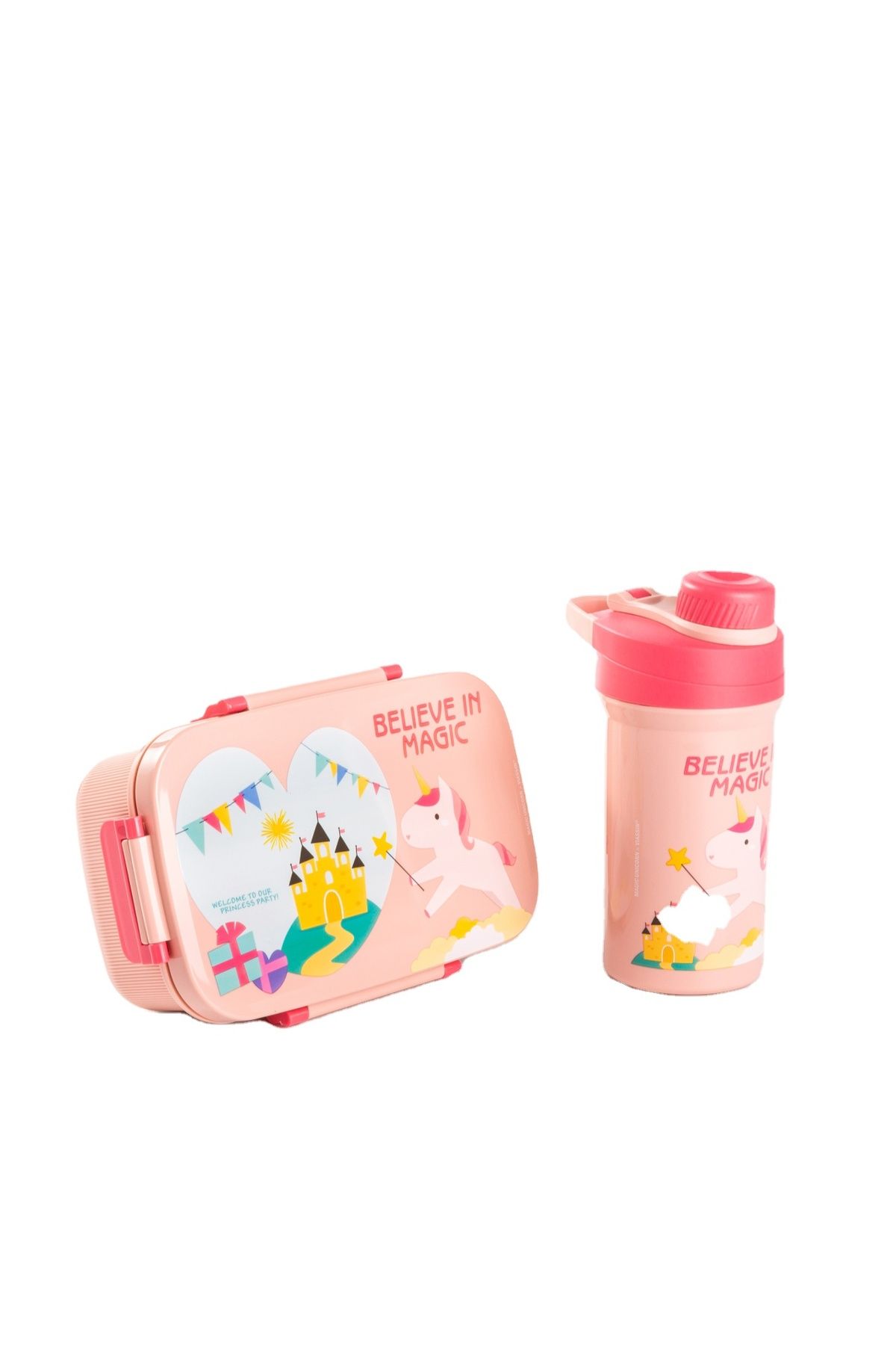 Mobcos-Students Lunch Box with Water Bottle Set Double Layer Lunch Box,Fork 1800ml and Drink Cup 500ml 4