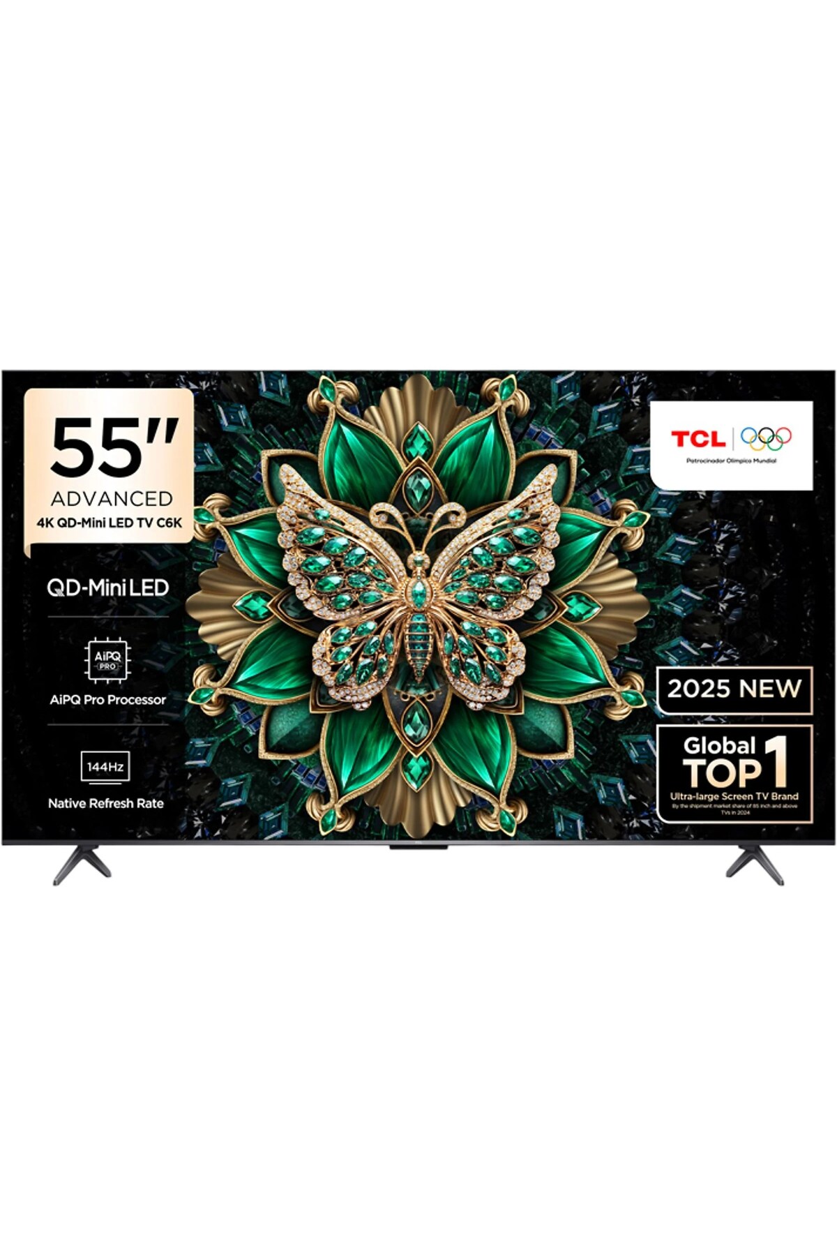 55C6K 4K UHD Uyumlu  QD-MINILED 55" 144HZ GOOGLE TV