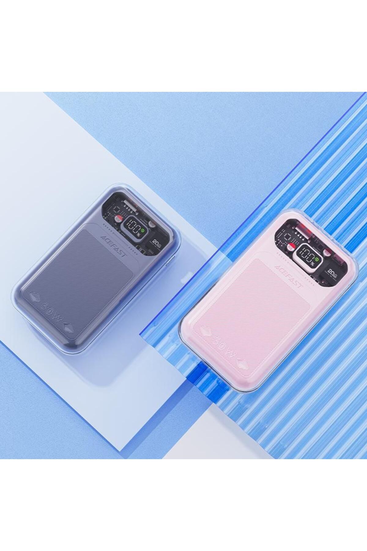 Acefast-Baterie externă 20000mAh Sparkling Series cu încărcare rapidă 30W QC AFC FCP SCP verde 6