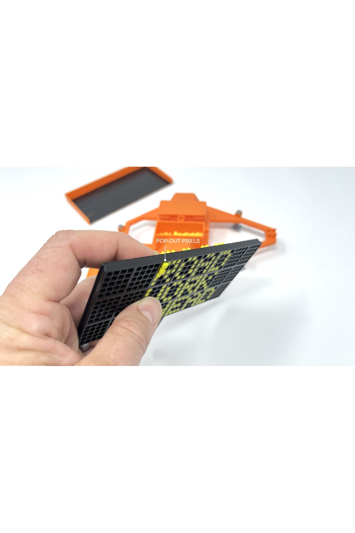 Modello di bacheca per messaggi sul traffico - Mini segnale di avvertimento in scala 1:20 | Stampa 3D