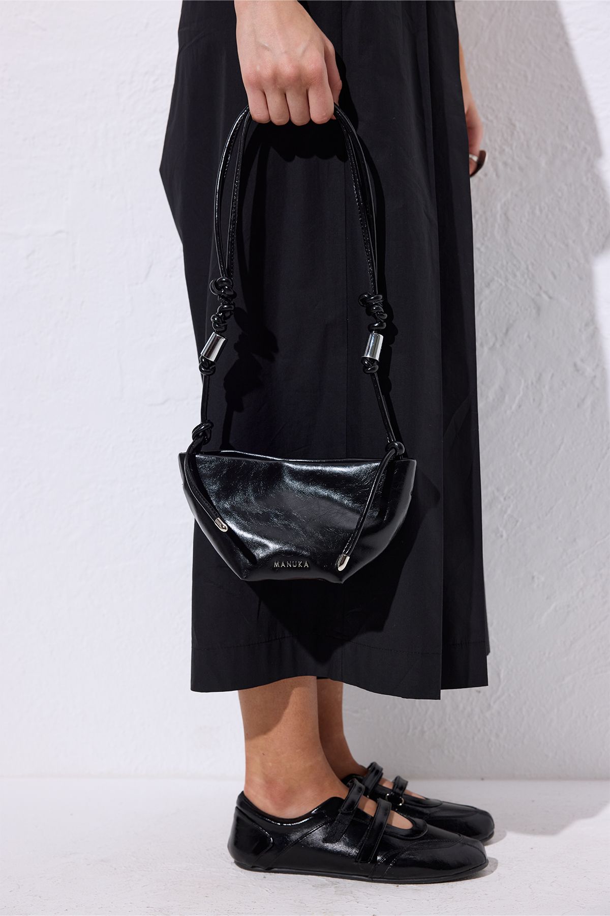 Manuka-Elora Binding Detail Bag Black Truffle 6