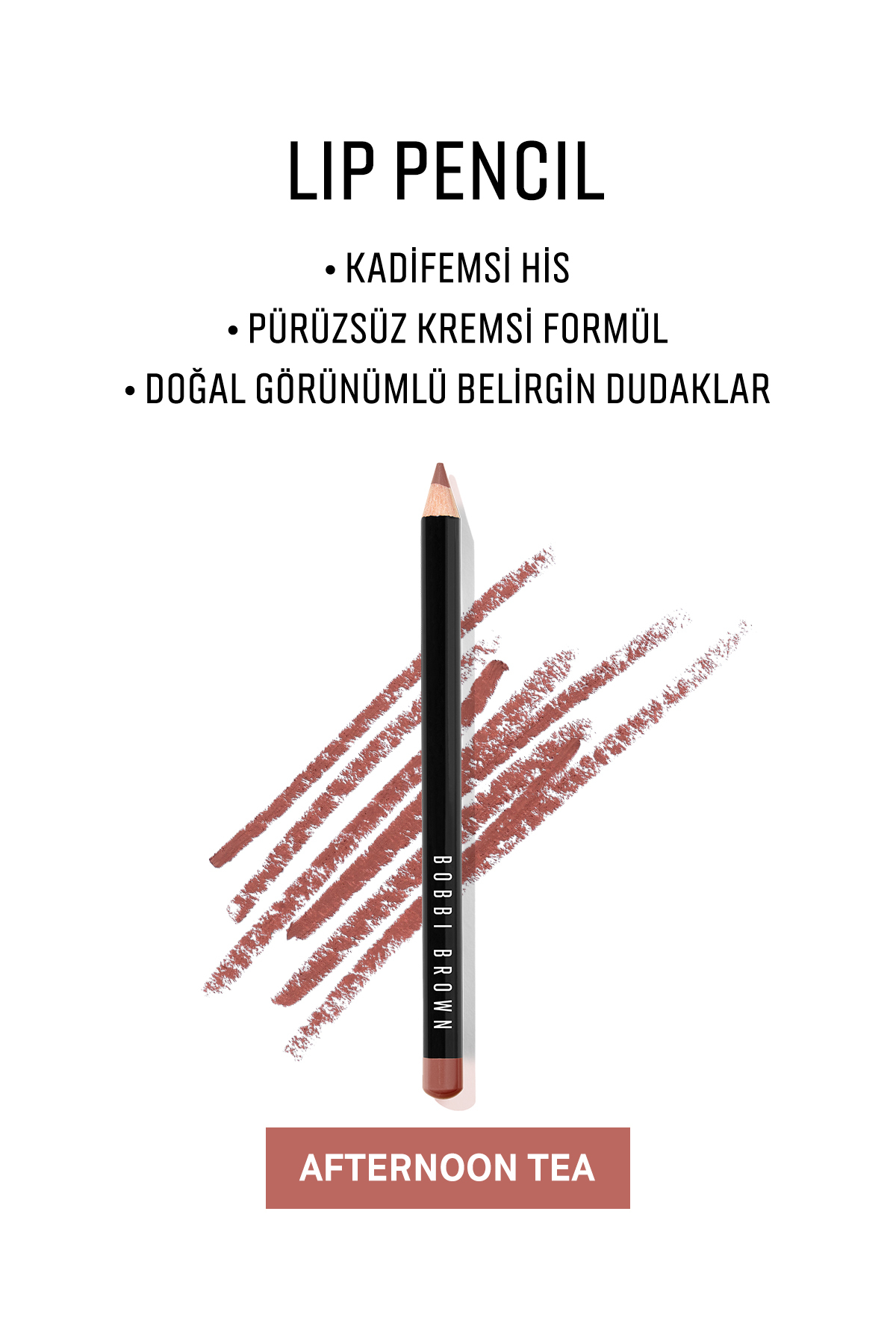 BOBBI BROWN Lip Pencil / Dudak Kalemi - Afternoon Tea 716170355597 — صورتی 32757