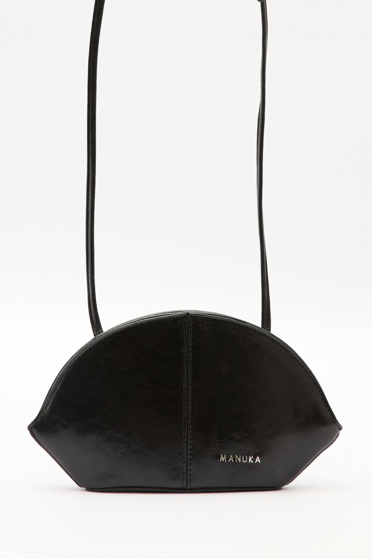 Manuka-Polly Binding Detail Bag Black Truffle 1