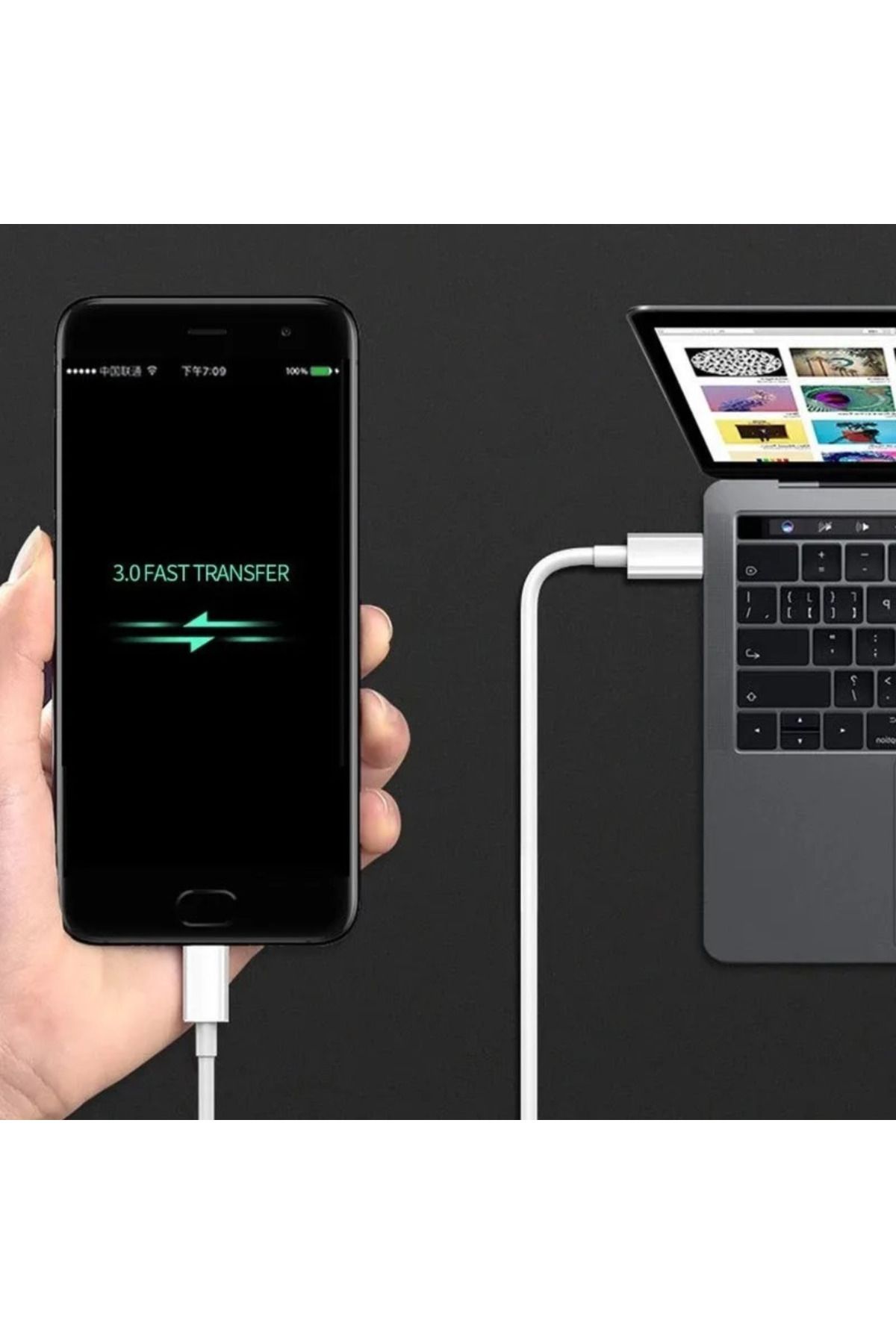 Apple-Cablu USB-C la Lightning, 1 m 6