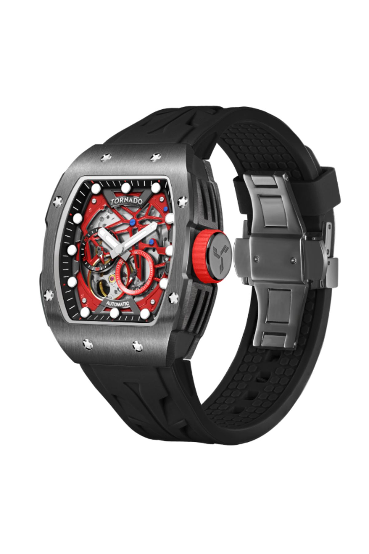 Tornado-Xenith Men's Automatic Red Dial Watch - T24302-xsbb 2