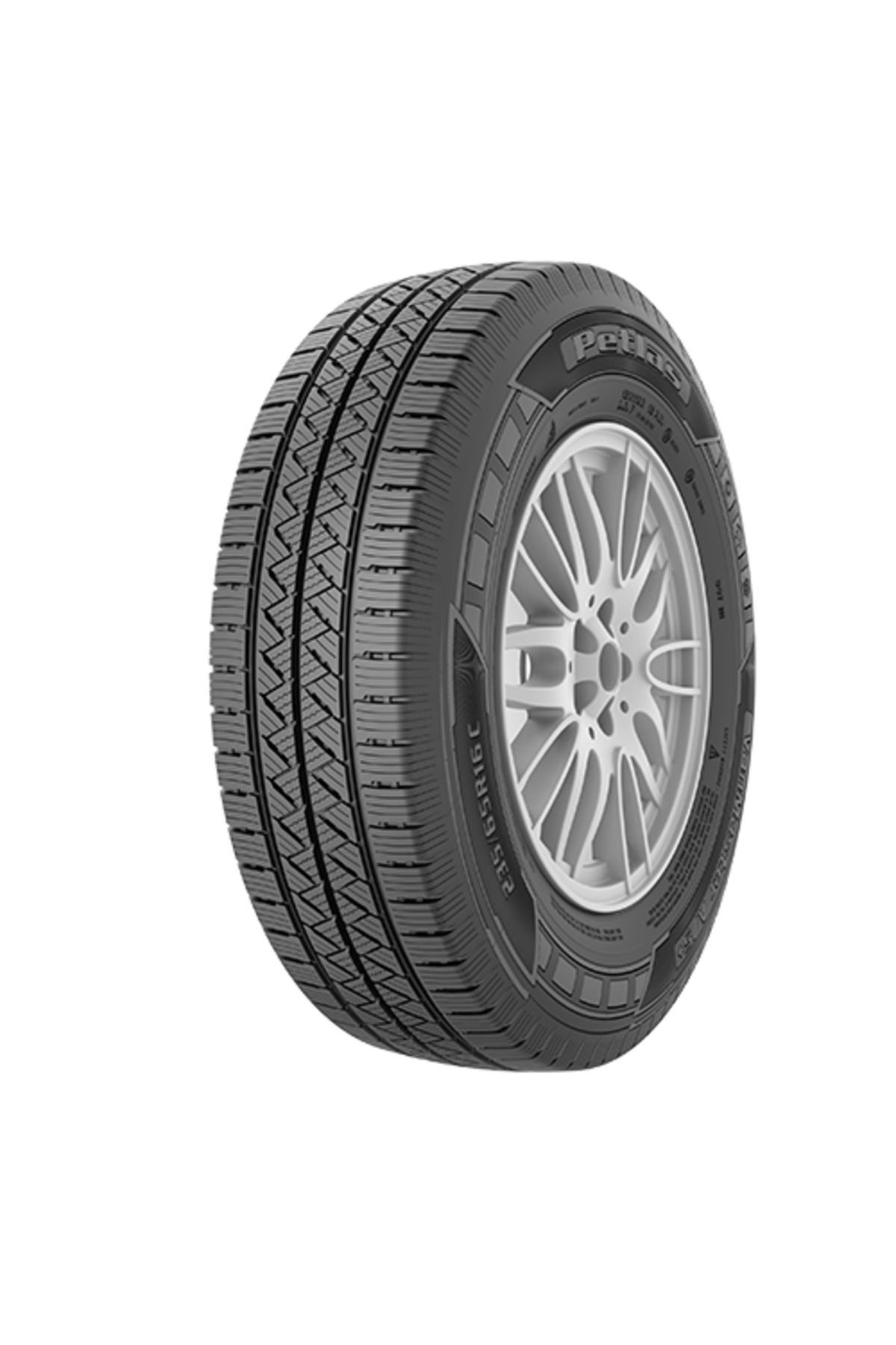 Petlas 215/65R15C 104/102T Uyumlu  6Pr Vanmaster + A/S Hafif Ticari 4 Mevsım Lastiği (Üretim Yılı:2025)