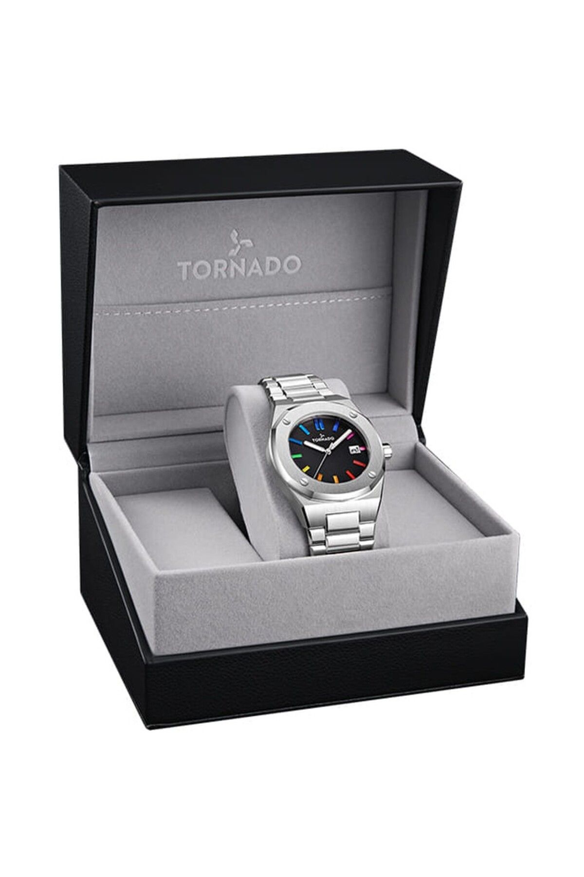 Tornado-AURORA TWILIGHT Men's Analog Black Dial Watch - T23003-SBSB 3
