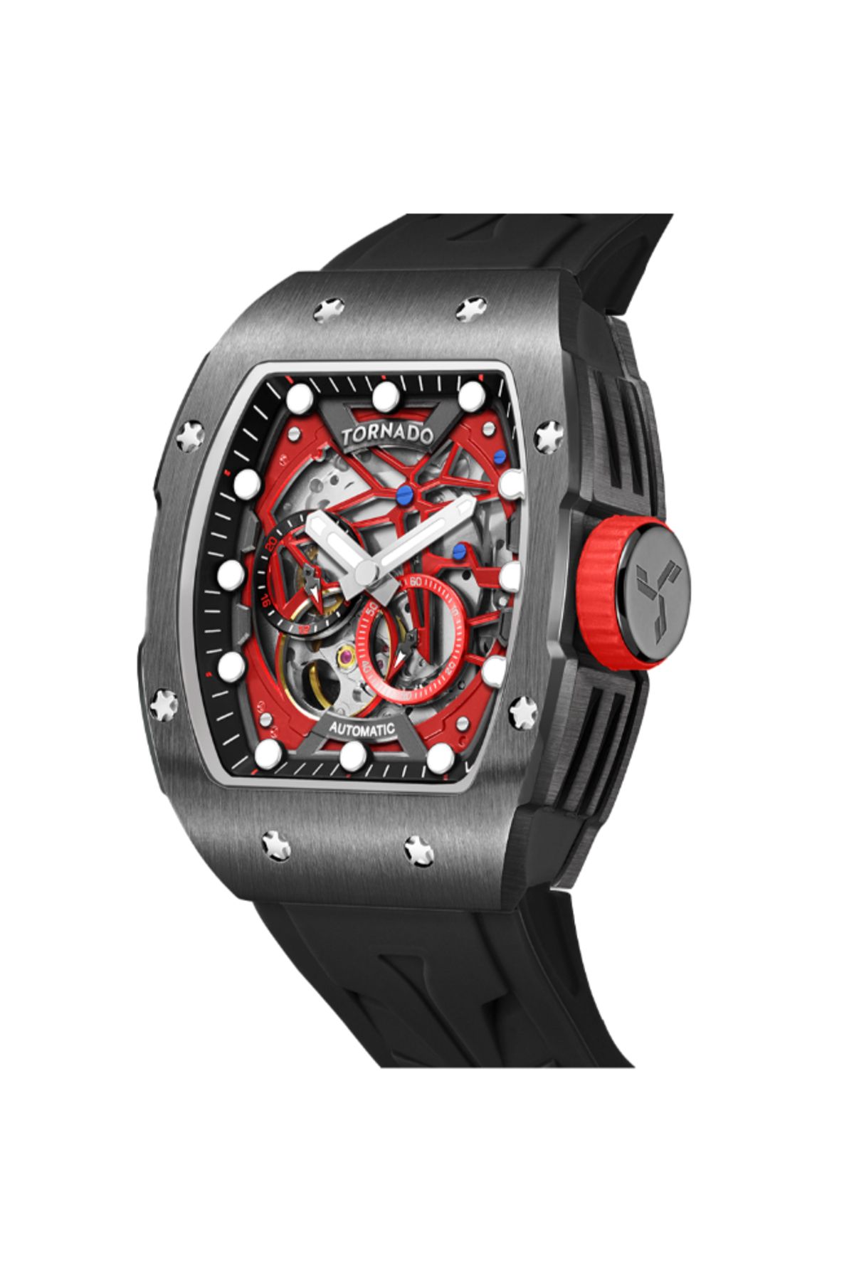 Tornado-Xenith Men's Automatic Red Dial Watch - T24302-xsbb 4