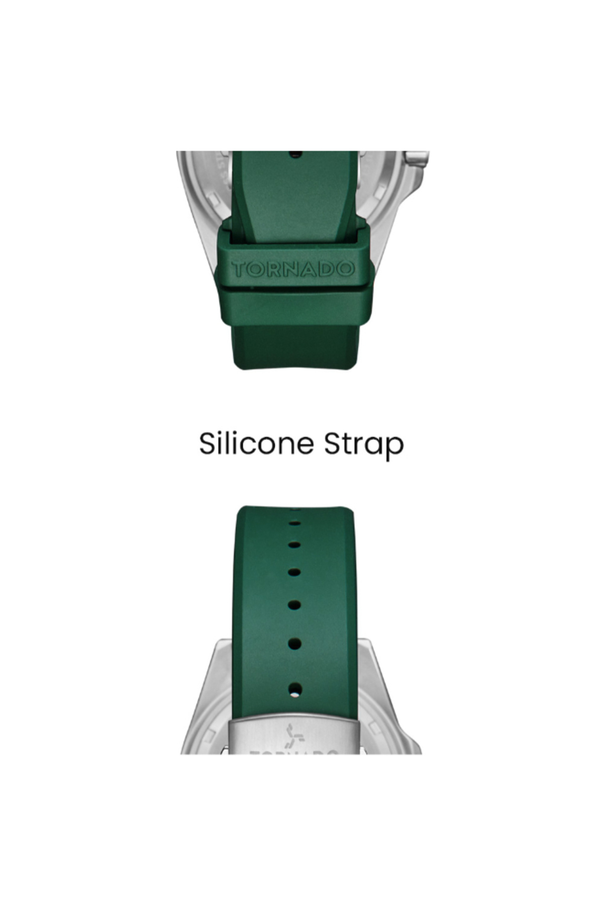 Tornado-LUMINA ANALOG Men's Analog Green Dial Watch - T22001-SSHH 6