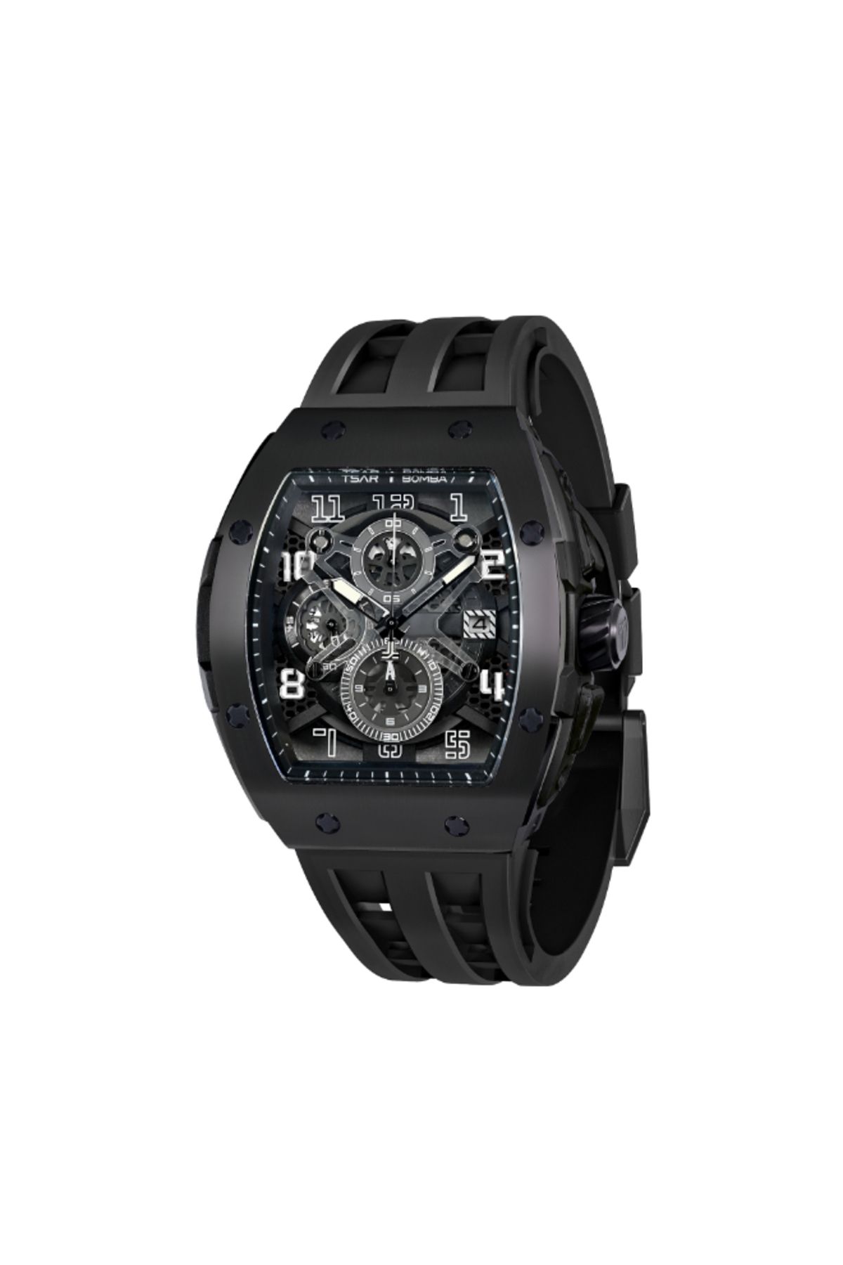 Tsar Bomba-Men's Analog Black Dial Watch - TB8211Q-04 2