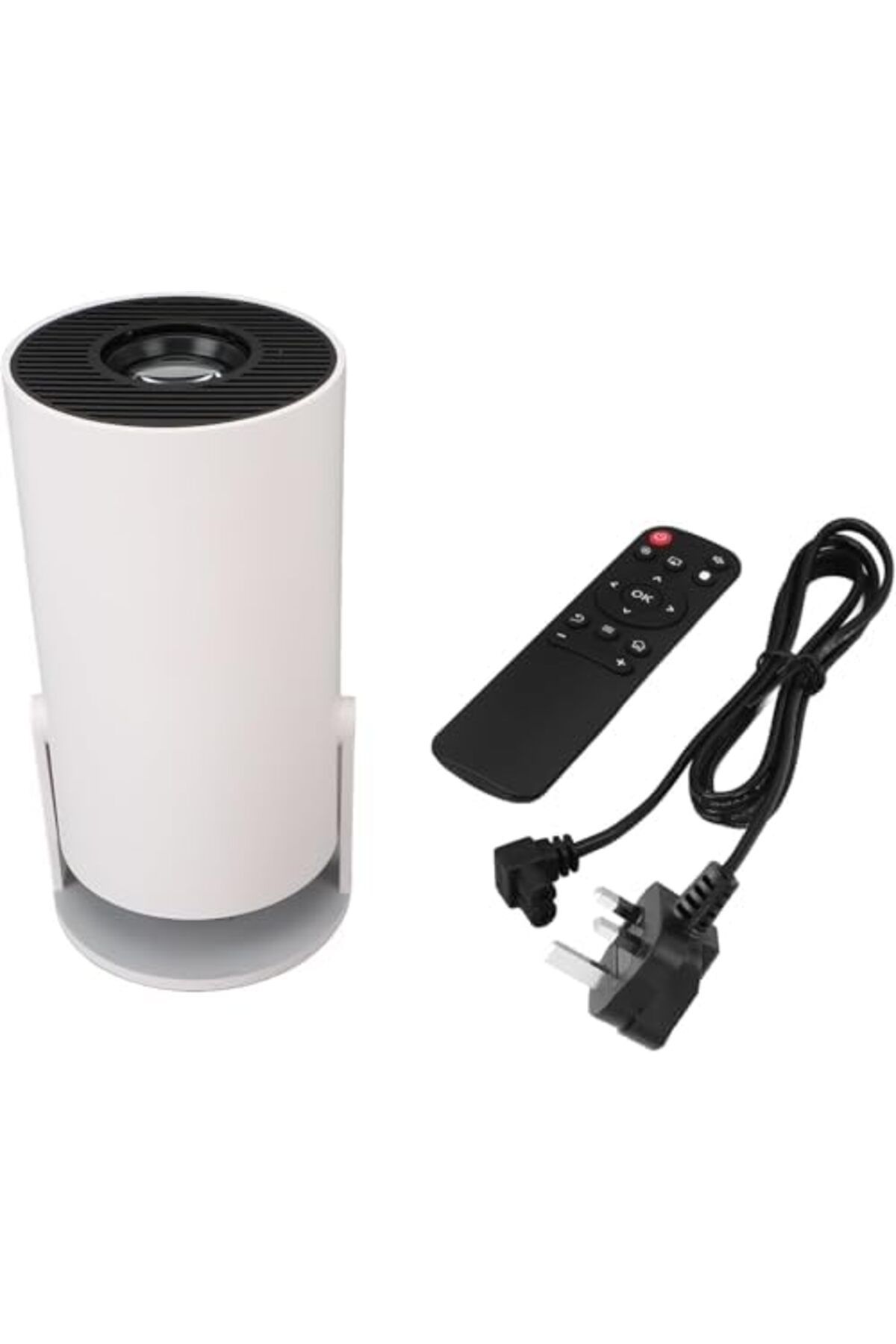 Generic-جهاز عرض محمول MUNTAQI 4K مع دوران 270 درجة، يدعم Android 11، وجهاز عرض صغير بدقة 1080 بكسل 8