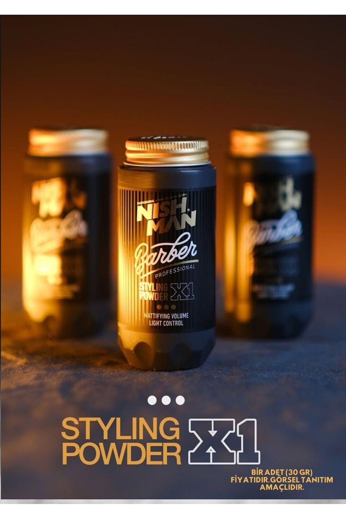 واکس پودری حالت دهنده مو X1 / بافت قابل پخش / حاوی عطر مو با ماندگاری طولانی - 30 گرم — NGWX1 — تصویر 5 از 7
