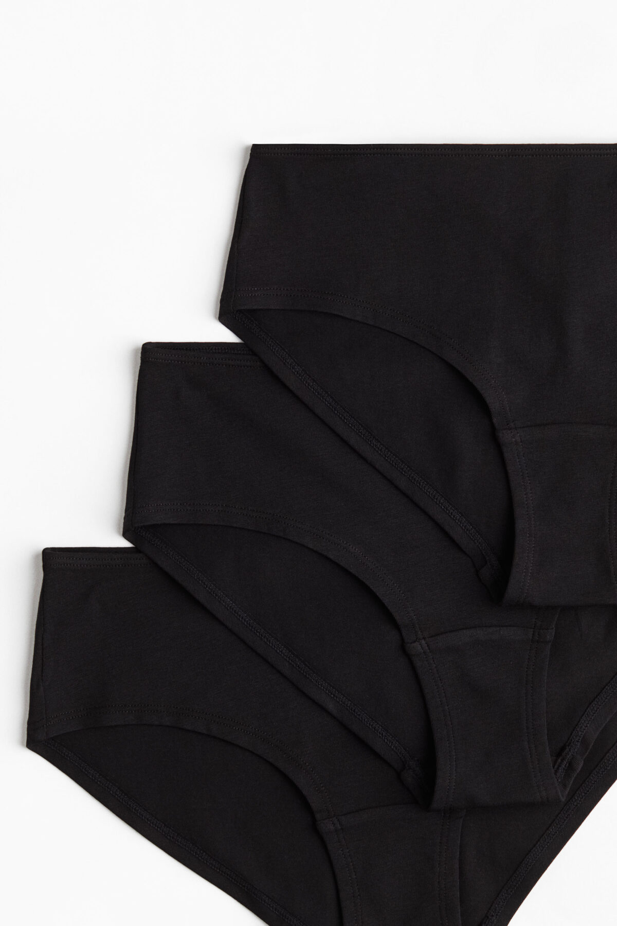 H&M 10'lu Pamuklu Hipster Külot görsel 2