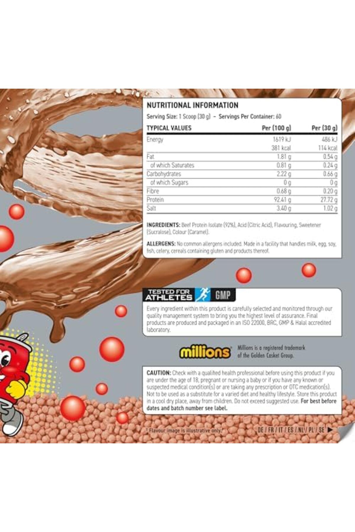 applied nutrition-Beef XP - Clear Hydrolysed Beef Protein Isolate, Dairy Free, Lactose Free, Zero Su 8