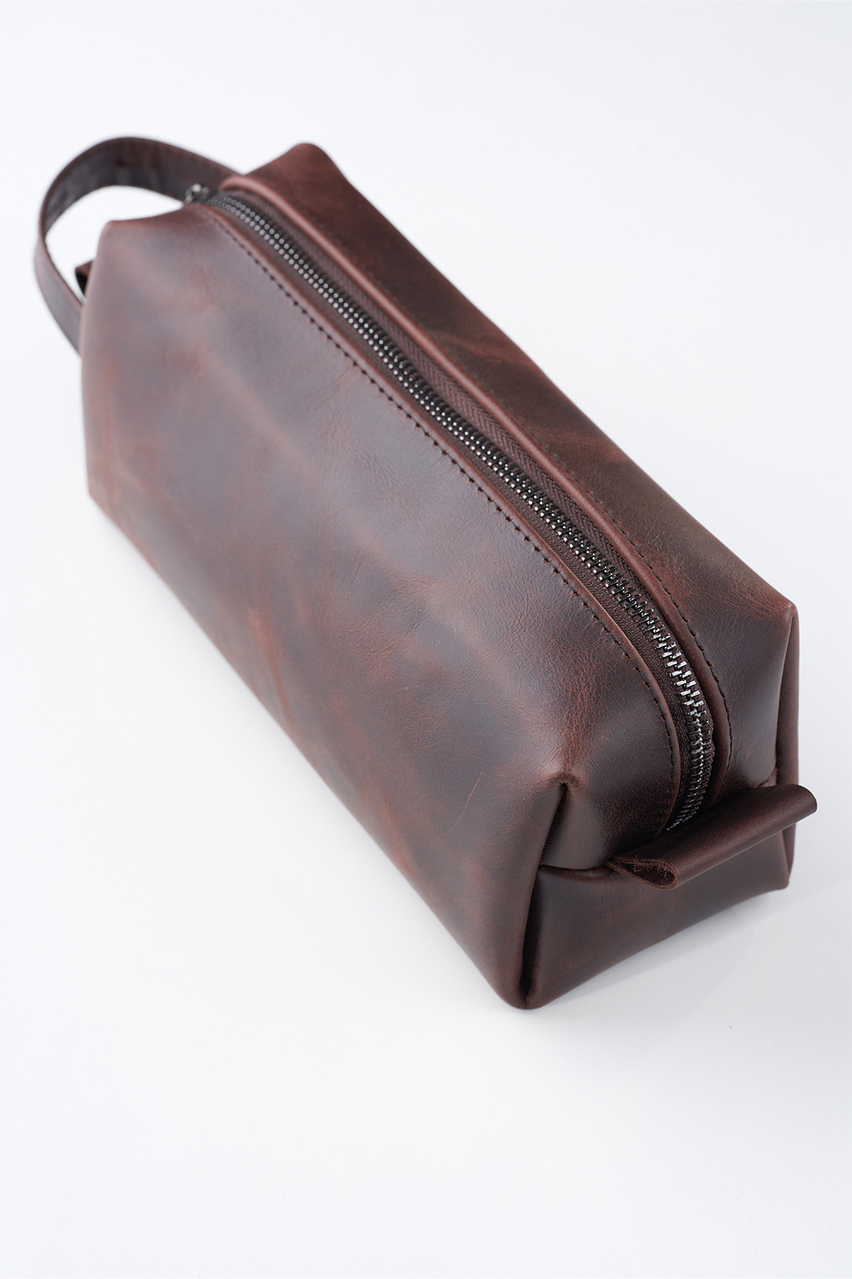 CGN Leather Dopp Kit Çanta Hakiki Deri görsel 5