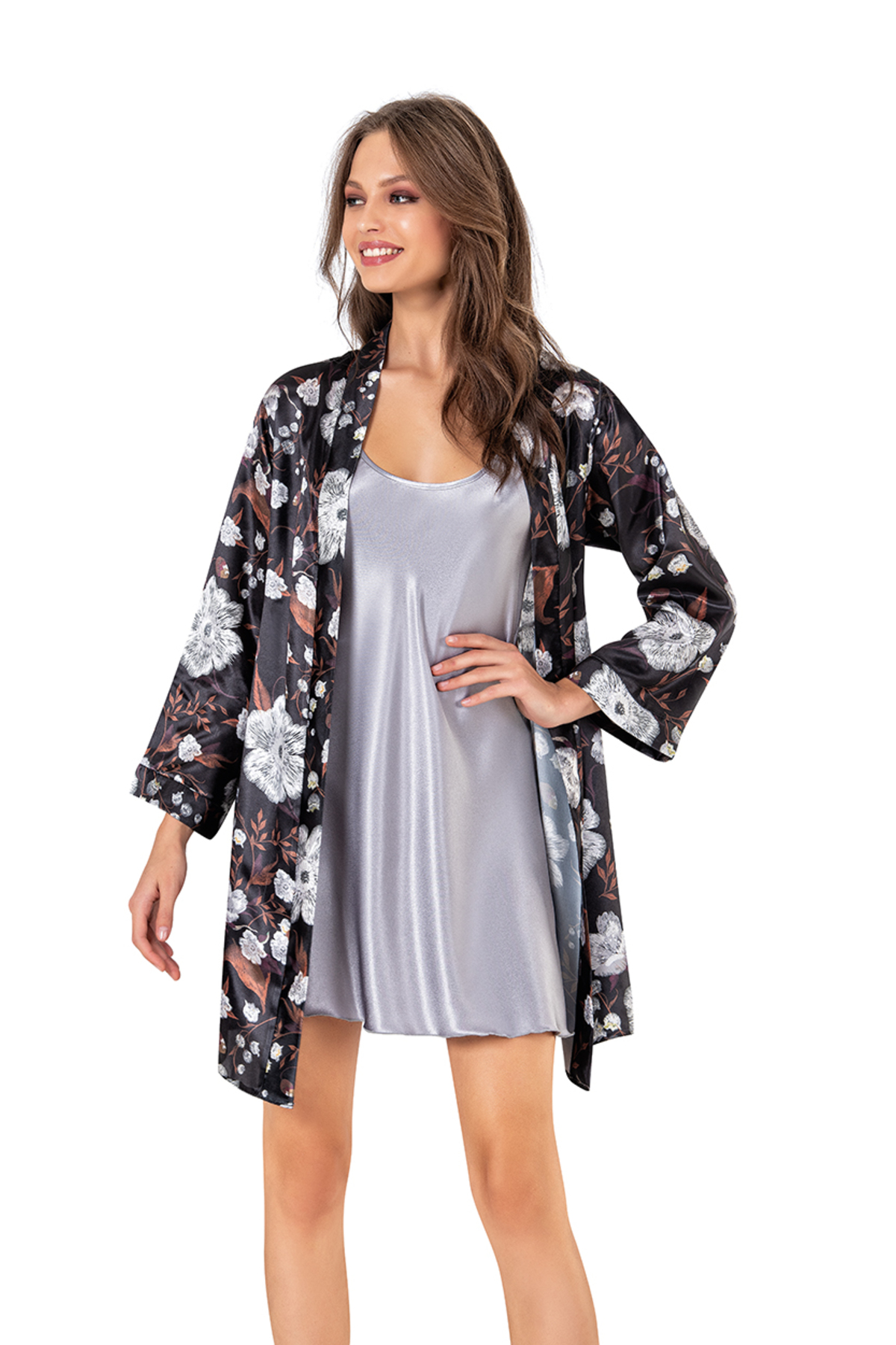 NightLove Kadın Kısa Gecelik Takımı 560 MOONGİRL