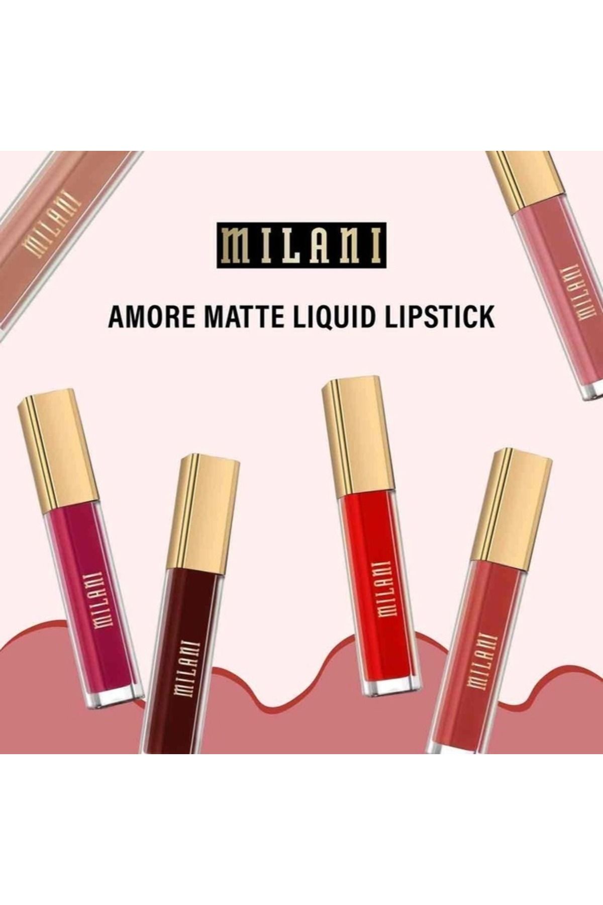 MILANI-Amore Matte Lip Crème 12 Prismattic Touch 6g – Long-Lasting Full Coverage Matte Lipstick 7