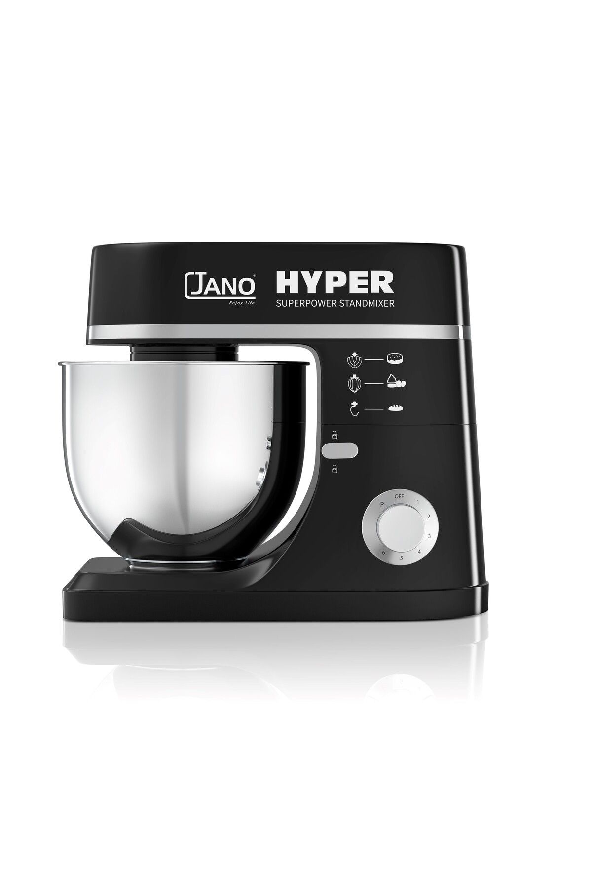 JANO-HYPER Stand Mixer – 7L Capacity – 1200W – Single Bowl 3