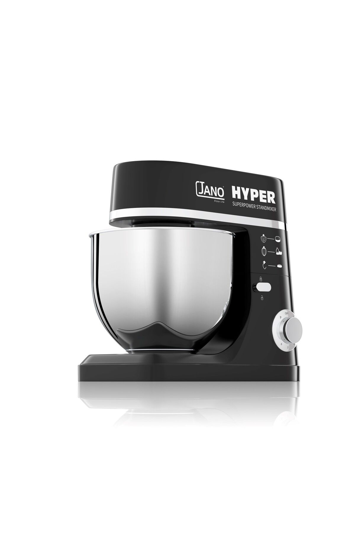 JANO-HYPER Stand Mixer – 7L Capacity – 1200W – Single Bowl 4