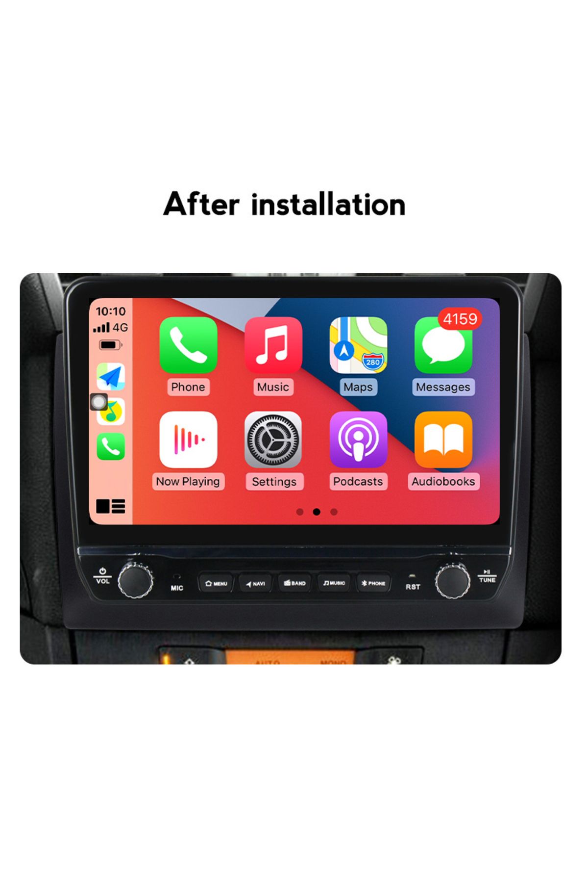 navi-it-Dedicated navigation Stilo 2010 with rotary buttons model 2024, 4 GB RAM 64 ROM, Quadcore, Android 13, 2
