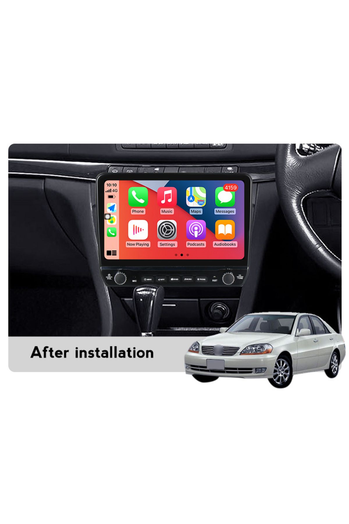 navi-it-Dedicated navigation Mark 2000-2007 with rotary buttons model 2024, 4GB RAM 64GB ROM, Quadcore, Android 3