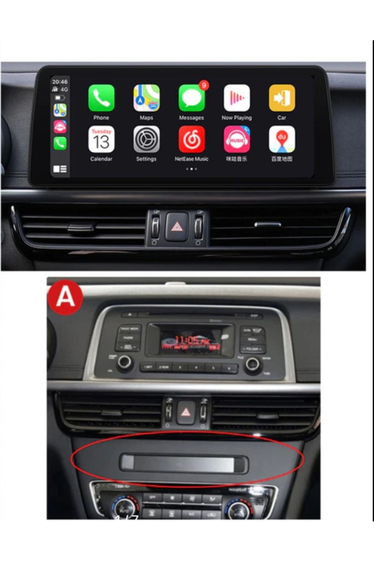 navi-it-Navigatie dedicata Kia K5 2015+, 4 GB RAM 32 ROM, Android 13, Display QLED, 9", DSP, Carplay, Androi 2