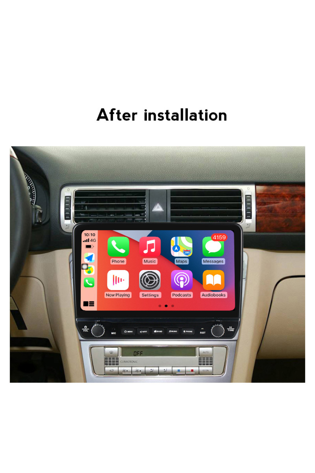 navi-it-Dedicated Passat B7 navigation with rotary buttons model 2024, 4 GB RAM 64 ROM, Quadcore, Android 13, 3