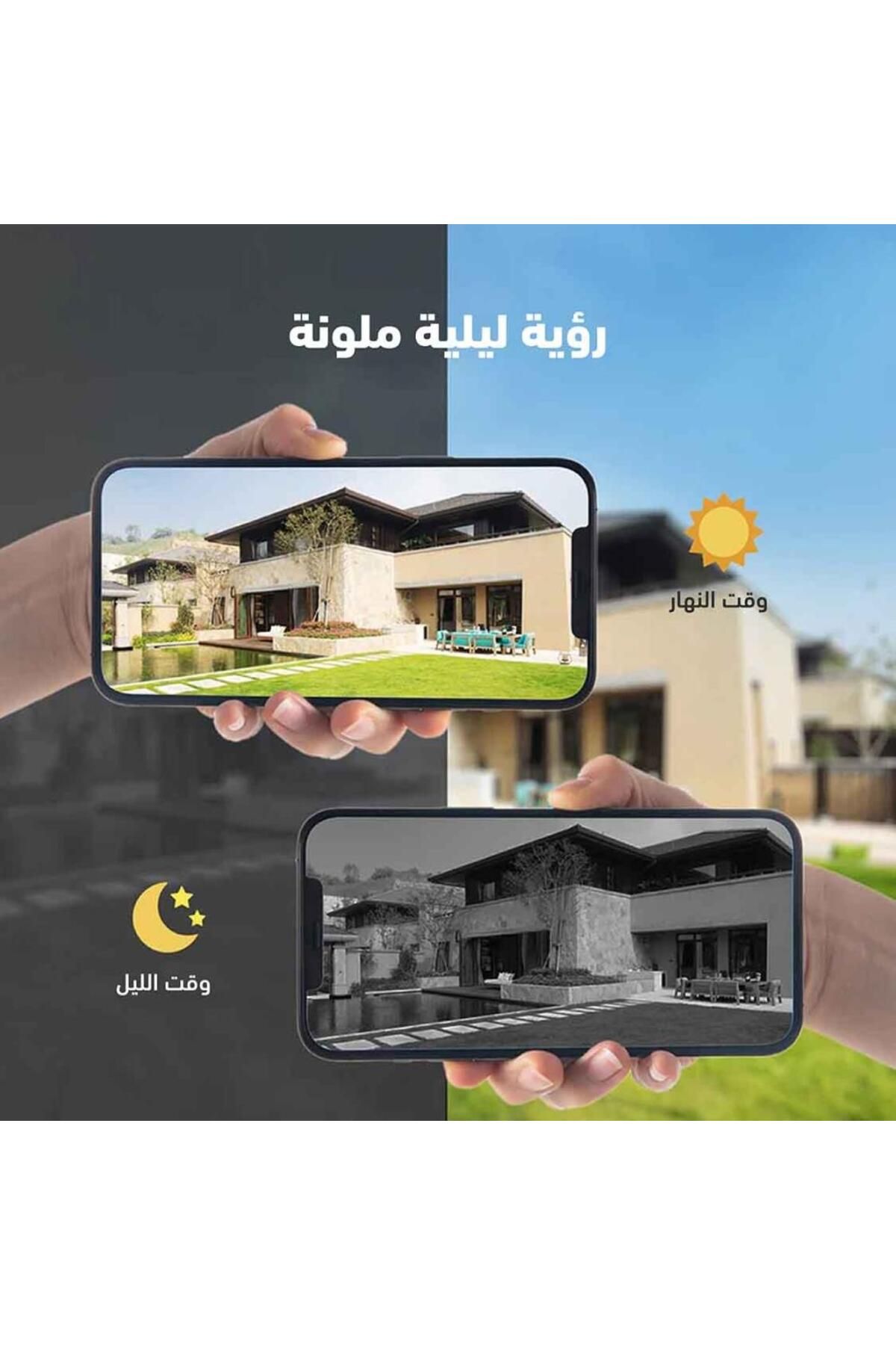 SmartHub 1-كاميرا مراقبة لاسلكية بالطاقة الشمسية بدقة 4 ميقا بكسل 5