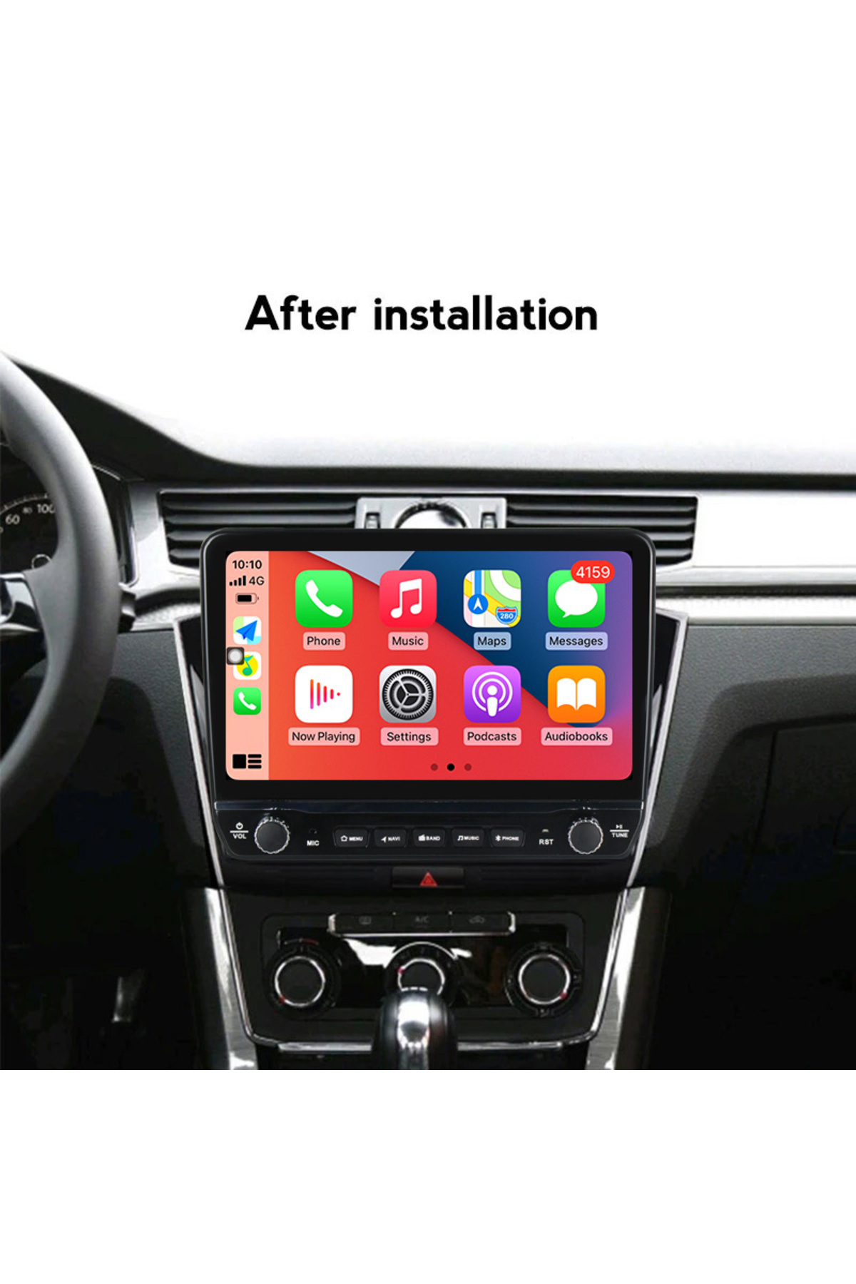 navi-it-Dedicated navigation B8 2015-2018 with rotary buttons model 2024, 4 GB RAM 64 ROM, Quadcore, Android 1 3