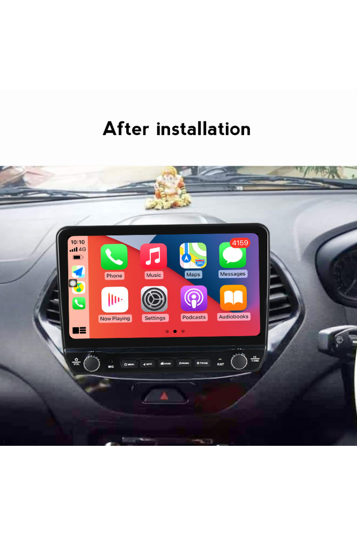 navi-it-Dedicated navigation Figo 2015-2018 with rotary buttons model 2024, 4 GB RAM 64 ROM, Quadcore, Android 3