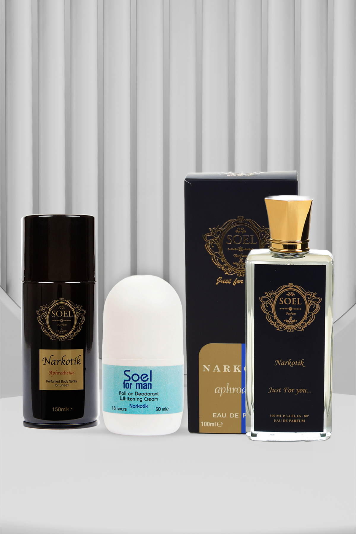 سول پارفوم Soel 100 ML Narcotic ست 3 EDP